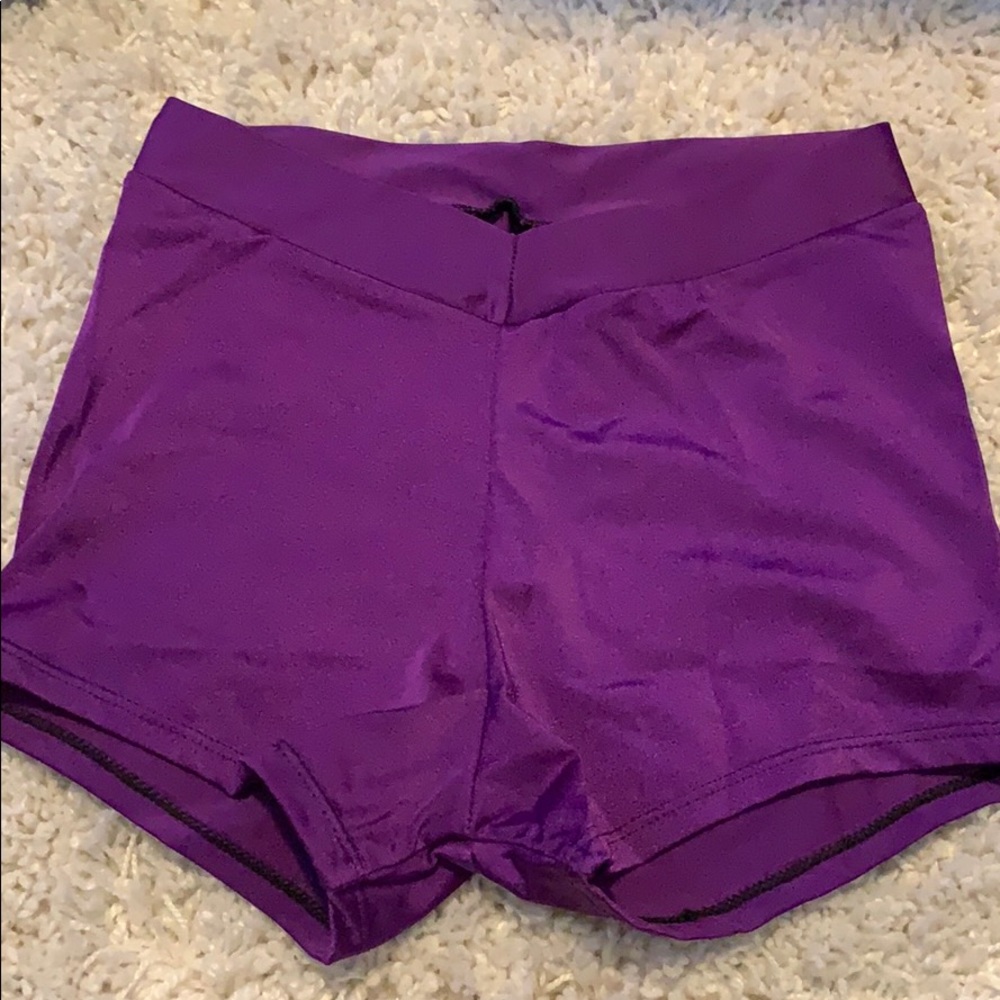Purple shorts